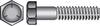 Hillman 3/8 in. D X 5 in. L Heat Treated Zinc Steel Hex Head Cap Screw 50 pk