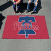 MLB - Philadelphia Phillies Bell Rug - 5ft. x 8ft.