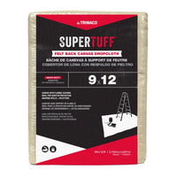 Trimaco Supertuff 9 Ft. W X 12 Ft. L Canvas Drop Cloth 1 Pk