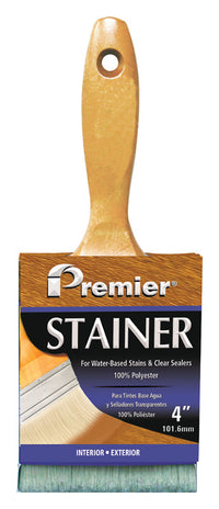 Premier Stainer 4 in. Flat Stain Brush