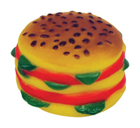 Boss Pet Digger's Multicolored Vinyl Hamburger Squeaky Dog Toy Large 1 pk