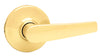 Kwikset  Delta  Polished Brass  Steel  Passage Lever  3  Right Handed