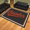 MLB - Baltimore Orioles Script 8ft. x 10 ft. Plush Area Rug