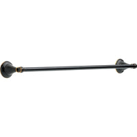 Delta Windemere Oil Rubbed Bronze Black Towel Bar 24 in. L Die Cast Zinc