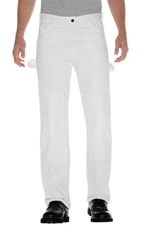 Dickies Men's Double Knee Pants 36x32 White