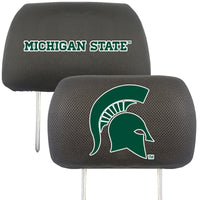 Michigan State University Embroidered Head Rest Cover Set - 2 Pieces