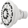 Waxman Consumer Group 8333500 3.5 White Serene 3-Spray Fixed Shower Head