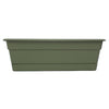 Bloem 5.75 in. H X 30 in. W X 7.5 in. D Plastic Window Box Green