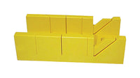 Great Neck 12 in. L X 4 in. W High Impact Polypropylene Mitre Box Yellow 1 pc