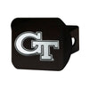 Georgia Tech Black Metal Hitch Cover