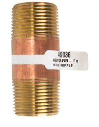 JMF Company 1 in. MPT X 1 in. D MPT Brass Nipple 3 in. L