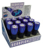 Scorpion 9 LED 54 lm Black/Purple LED UV Flashlight AAA Battery (Pack of 12)