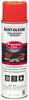 Rust-Oleum Industrial Choice Fluorescent Red-Orange Inverted Marking Paint 17 oz.  (Pack of 6)