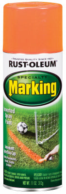 Rustoleum 1987-830 11 Oz Fluorescent Orange Marking Spray Paint (Pack of 6)