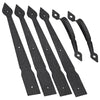 National Hardware 2 in. L Black Steel Gate Hardware Kit (Pack of 2)