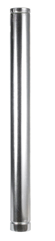 Selkirk 4 in. Dia. x 48 in. L Aluminum Round Gas Vent Pipe (Pack of 2)