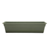 Bloem Dura Cotta 5.75 in. H X 24 in. W X 7.5 in. D Plastic Window Box Living Green