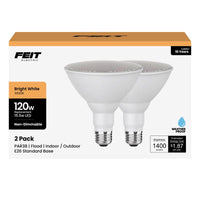 Feit PAR30SN E26 (Medium) LED Bulb Adjustable White 75 Watt Equivalence 2 pk