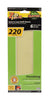 Gator Zip XL 9-1/2 in. L x 3-1/2 in. W 220 Grit Aluminum Oxide Sanding Sheet 6 pk (Pack of 5)