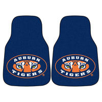 Auburn University Tiger Eyes Carpet Car Mat Set - 2 Pieces