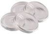 Softtouch Plastic Caster Cup Clear Round 1 3/8 in. W 4 pk