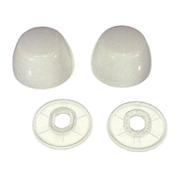 Danco  Toilet Bolt Caps  White  Plastic