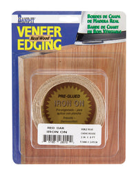 Band-It 2 in. W X 96 in. L Prefinished Red Oak Wood Veneer Edge Banding