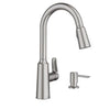 Moen Edwyn One Handle Stainless Steel Pull-Down Kitchen Faucet