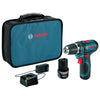 Bosch 12V Max 3/8 in. Brushed Cordless Drill Kit (Battery & Charger)