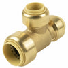 BK Products Proline Push to Connect 3/4 in. PTC X 3/4 in. D PTC Brass Reducing Tee