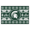 Michigan State University Holiday Sweater Rug - 19in. x 30in.