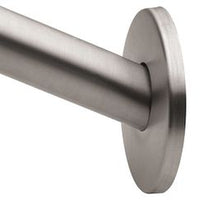 BRUSHED NICKEL 5' CURVED SHOWER ROD