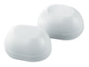 PlumbCraft Toilet Bolt Caps White Plastic