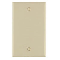 Leviton Light Almond 1 gang Nylon Blank Wall Plate 1 pk (Pack of 25)