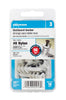 Hillman .164 in. Dia. x 1-1/4 in. L Nylon Flat Head Wallboard Anchors 10 pk (Pack of 5)