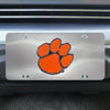 Clemson University 3D Stainless Steel License Plate