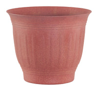 Bloem  16.4 in. H x 19.8 in. Dia. Plastic  Colannade  Flower Pot  Brick