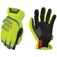 Mechanix Wear FastFit Full Finger Work Gloves Fluorescent Yellow L 1 pair