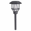 LED Solar Path Lights, Black Metal, 2-Pk.