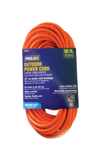 Projex Outdoor 50 ft. L Orange Extension Cord 14/3 SJTW