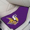 NFL - Minnesota Vikings Carpet Car Mat Set - 2 Pieces