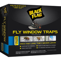 Black Flag Fly Window Traps (Pack of 12)