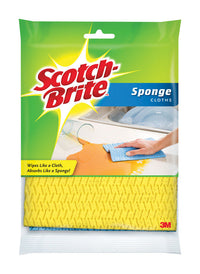 Scotch-Brite Delicate, Light Duty Scrubbing Cloths For All Purpose 6.8 in. L 2 pk (Pack of 12)