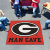 University of Georgia Red Man Cave Rug - 5ft. x 6ft.