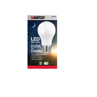 Satco A19 E26 (Medium) LED Dusk to Dawn Bulb Warm White 60 Watt Equivalence 1 pk