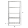 Honey-Can-Do 72 in. H X 36 in. W X 16 in. D Steel Shelving Unit