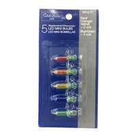 Celebrations Blue LED Mini Multicolored 5 ct Replacement Christmas Light Bulbs - Deal of The Week