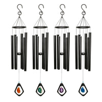 Alpine Black Metal 30 in.   H Wind Chime (Pack of 4).