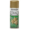 Rustoleum 267689 10.25 Oz Gold Glitter Specialty Spray Paint (Pack of 6)