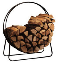 Panacea Black Powder Coated Steel Log Rack